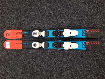 Použité detské lyže VOLKL Racetiger GS 9 + viazanie Marker 4.5