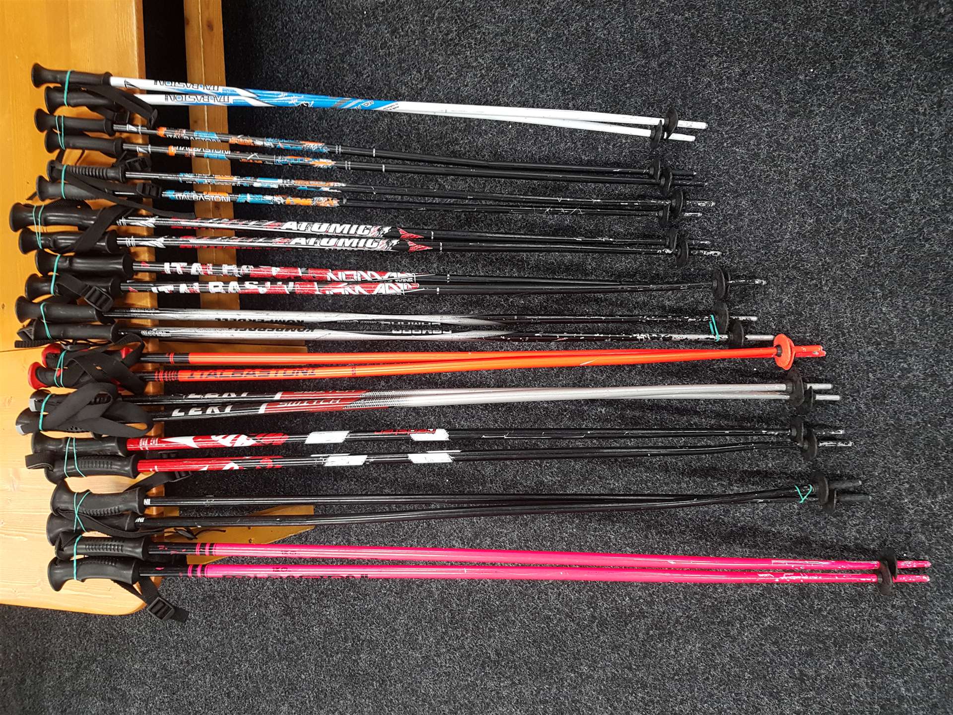 Bastoncini usati, mix da 11 pezzi