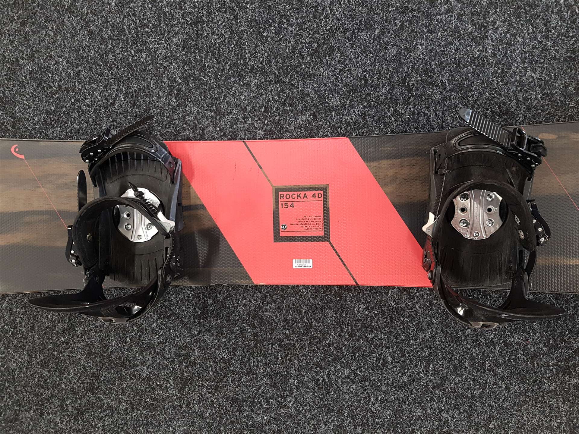 Použitý snowboard HEAD Rocka 4D + viazanie Speedfits nastaviteľné veľkosť M-XL