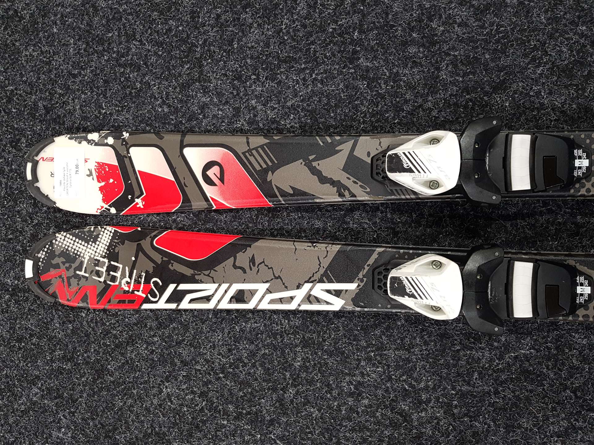 Rabljene otroške smuči SPORTEN Street + vezi Tyrolia SLR 7.5