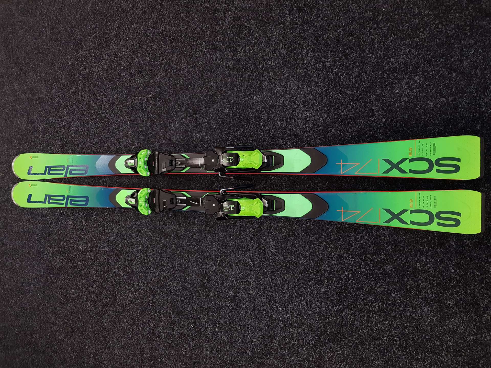 Použité lyže ELAN SCX + vázání Elan EMX 12