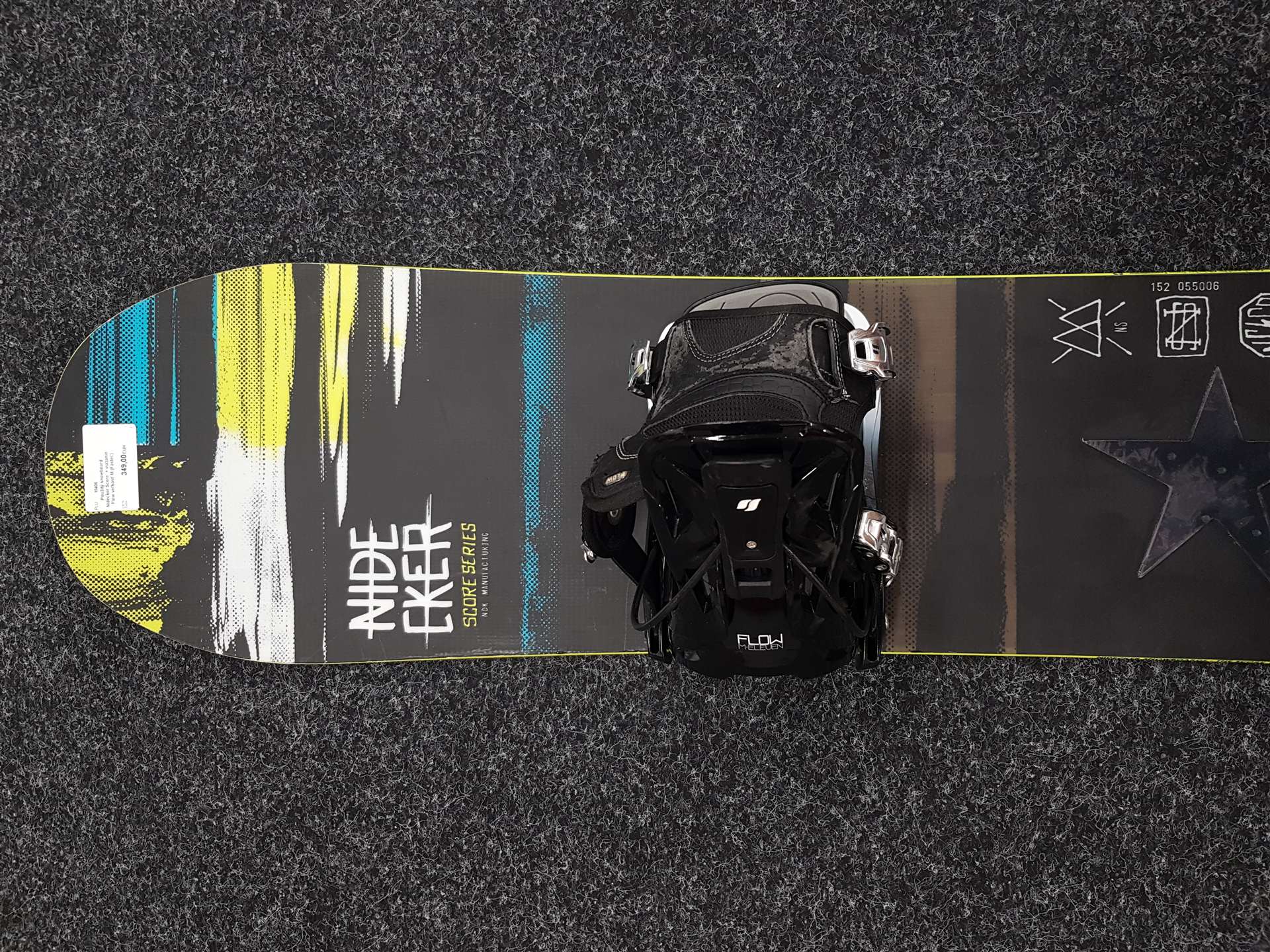 Použitý snowboard Nidecker Score  + viazanie Flow veľkosť M (Fastec)