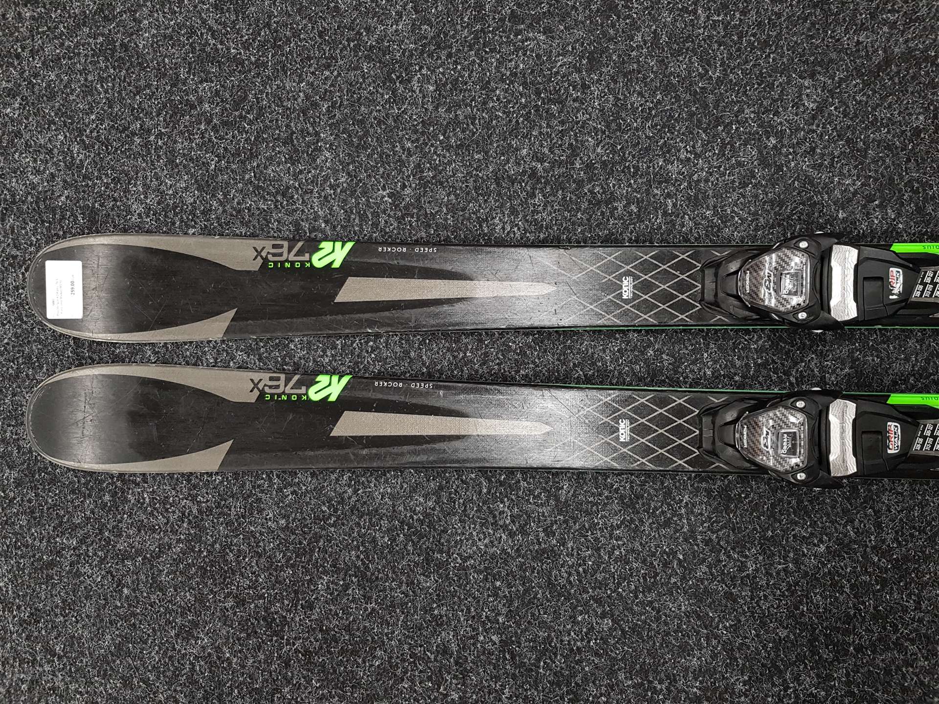 Gebrauchte Ski K2 Konic 76 X + Bindungen Marker M3 10