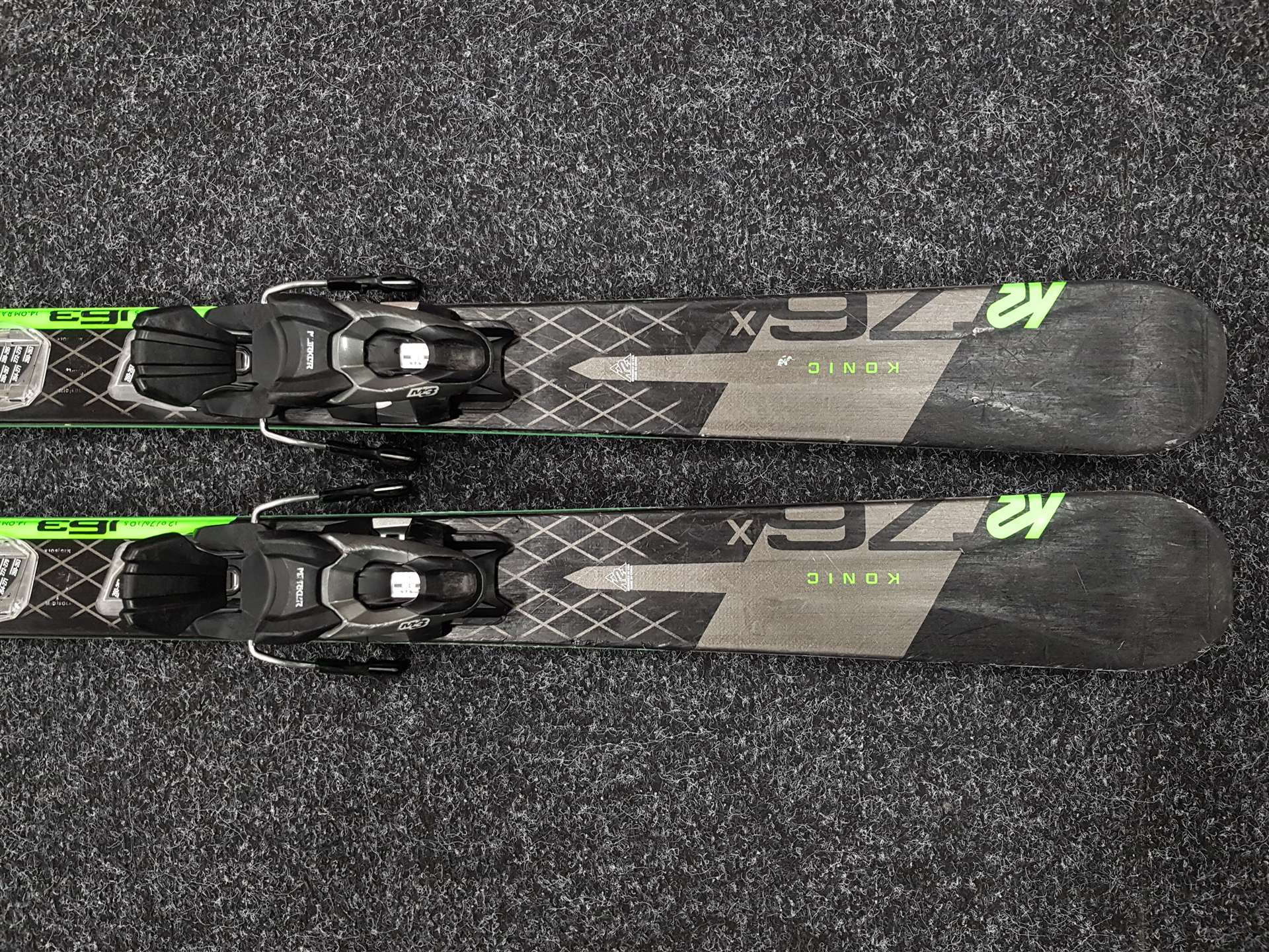 Gebrauchte Ski K2 Konic 76 X + Bindungen Marker M3 10