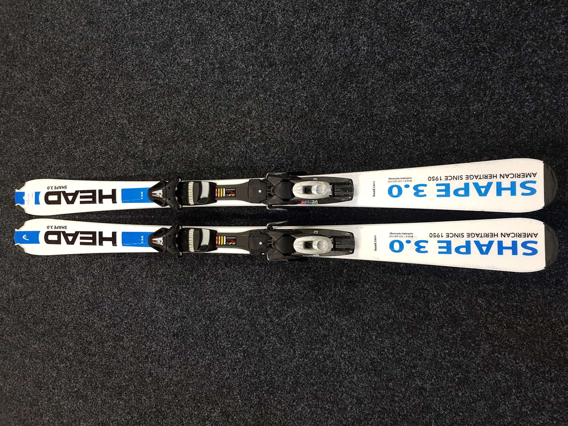 Gebrauchte HEAD Shape 3.0 Ski + Tyrolia 10.0 Bindungen