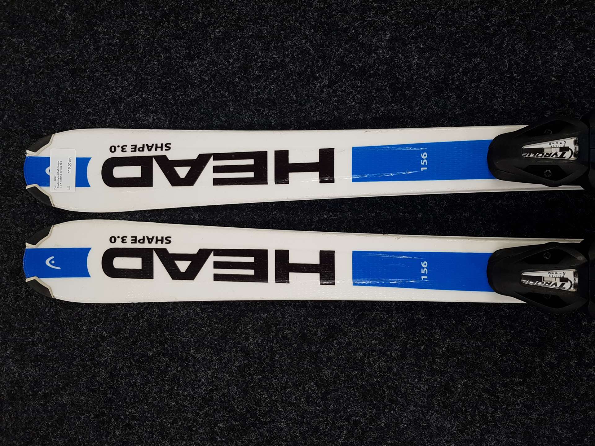 Gebrauchte HEAD Shape 3.0 Ski + Tyrolia 10.0 Bindungen