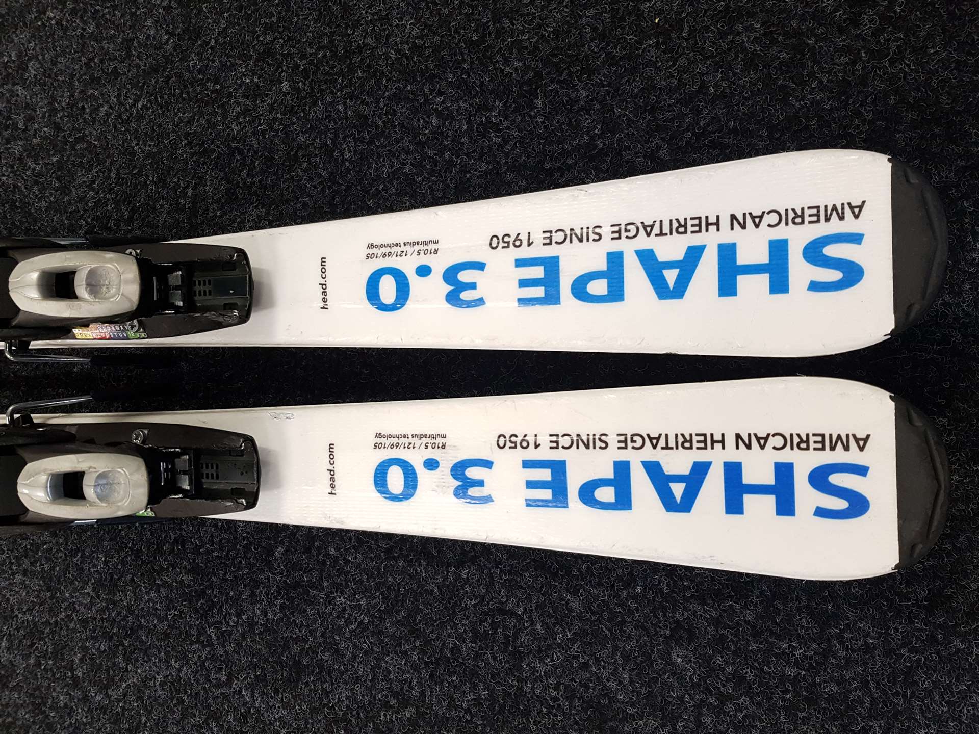 Gebrauchte HEAD Shape 3.0 Ski + Tyrolia 10.0 Bindungen