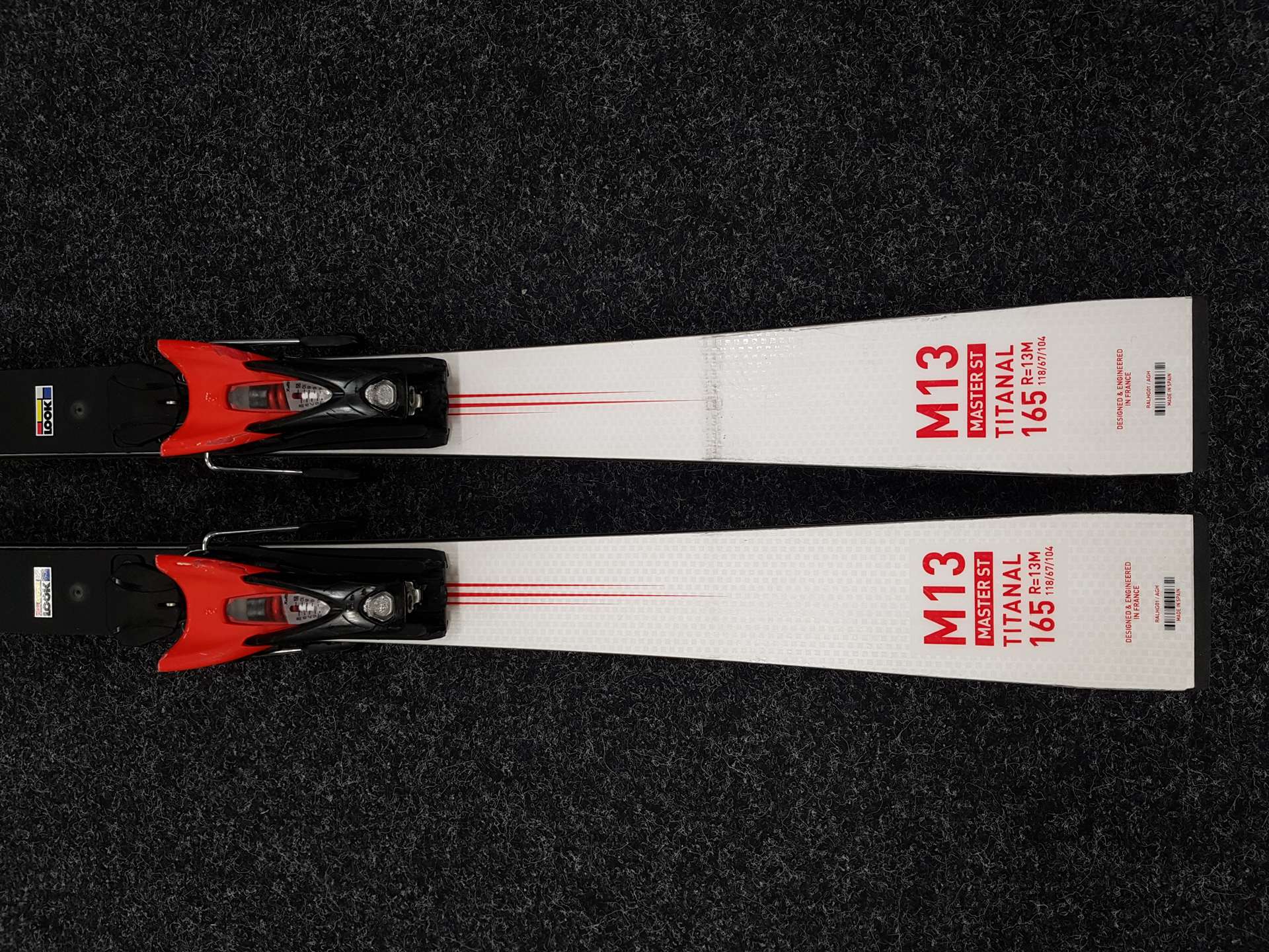 Použité lyže ROSSIGNOL Hero Master M13 ST + viazanie Look SPX 12