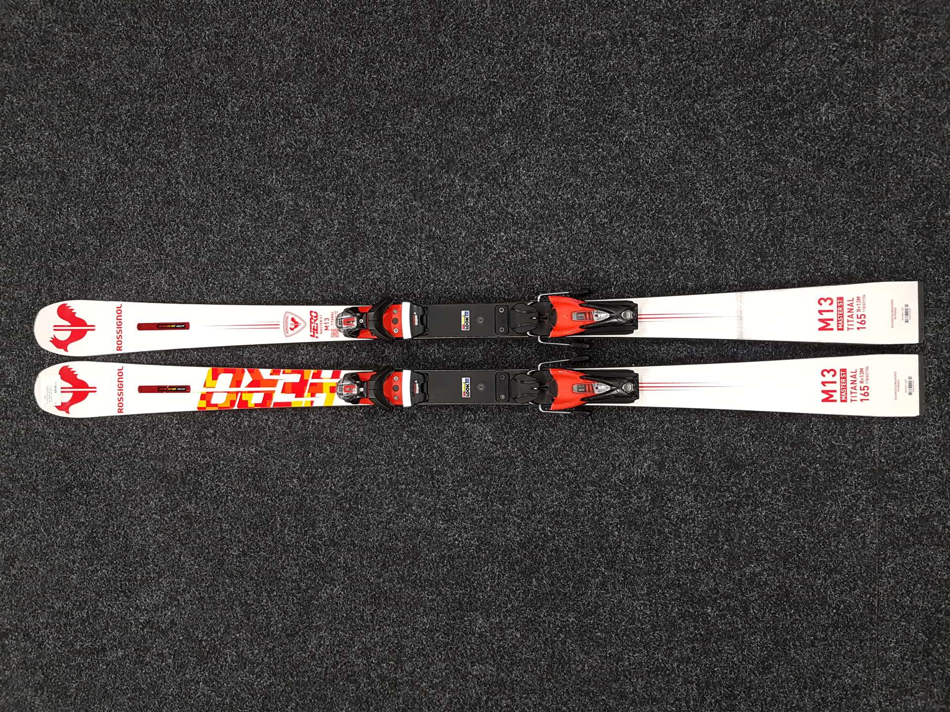 Gebrauchte ROSSIGNOL Hero Master M13 ST Ski + Look SPX 12 Bindungen