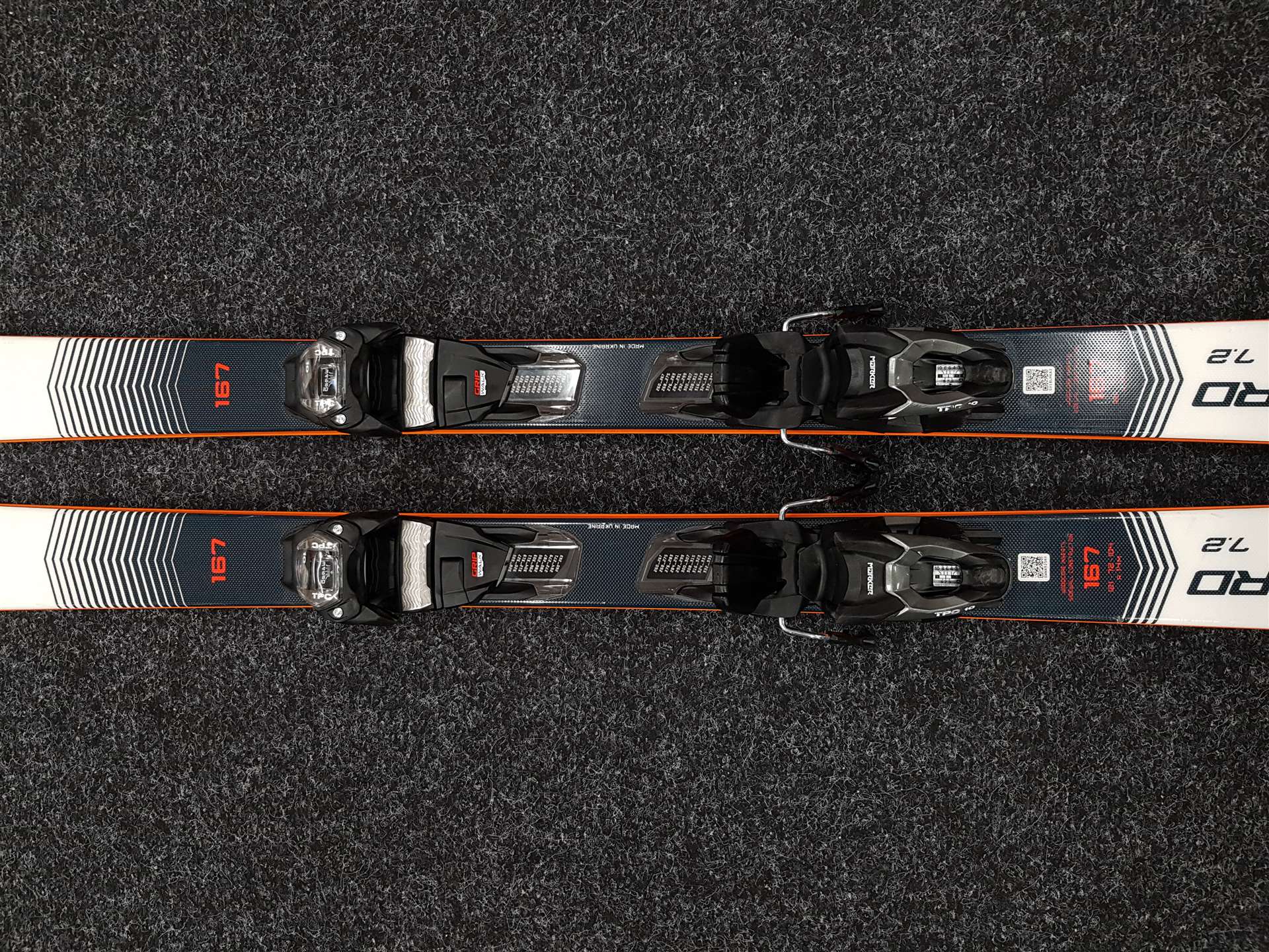Skis d'occasion BLIZZARD Stormbird 7.2 + fixations Marker TPC 10