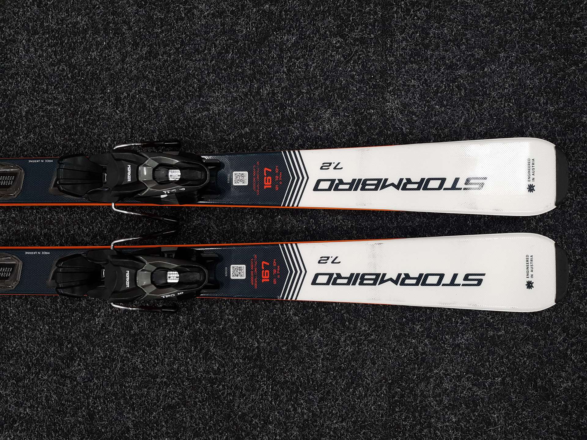 Skis d'occasion BLIZZARD Stormbird 7.2 + fixations Marker TPC 10