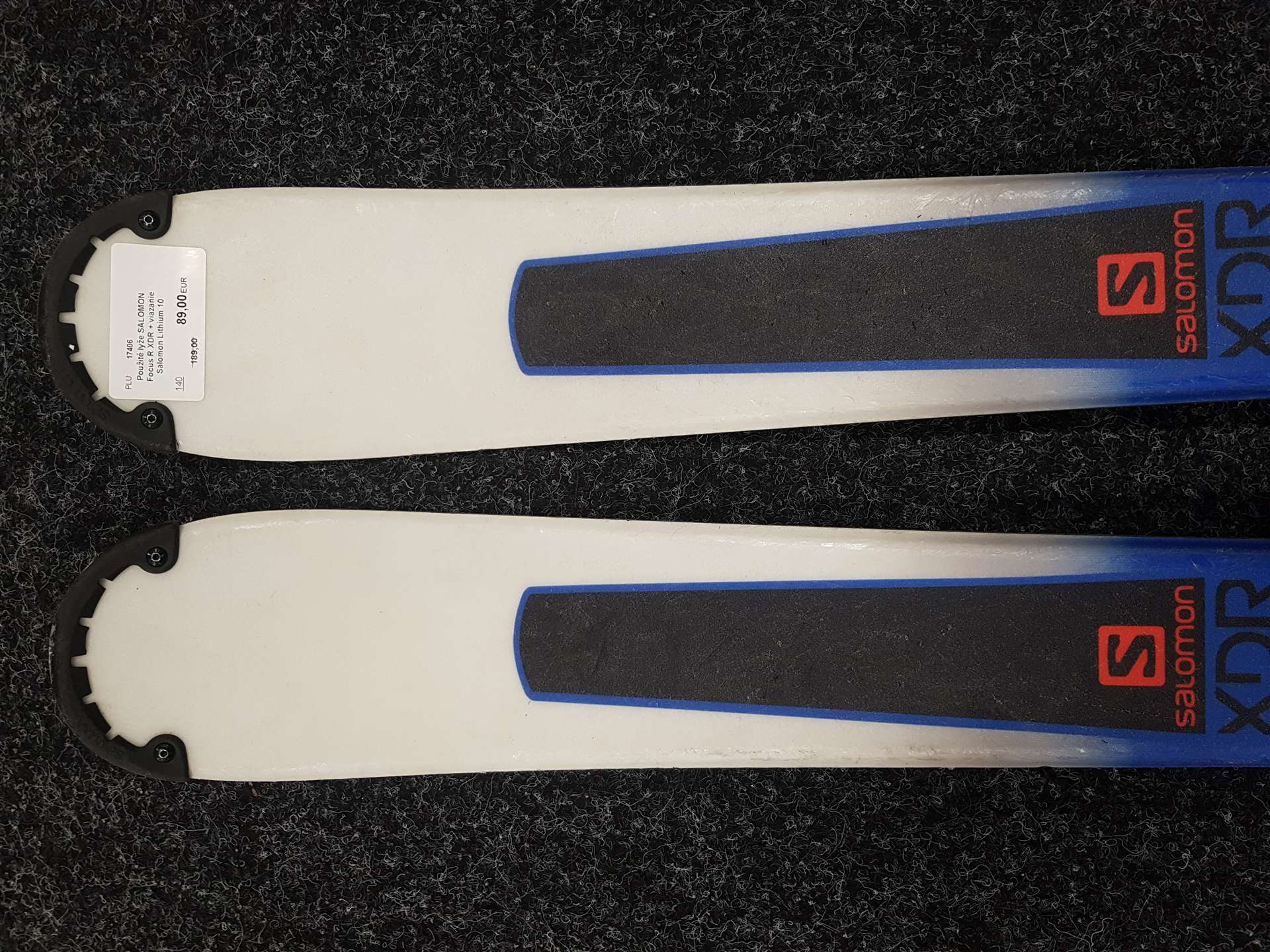 Gebrauchte SALOMON Focus R XDR Ski + Salomon Lithium 10 Bindungen