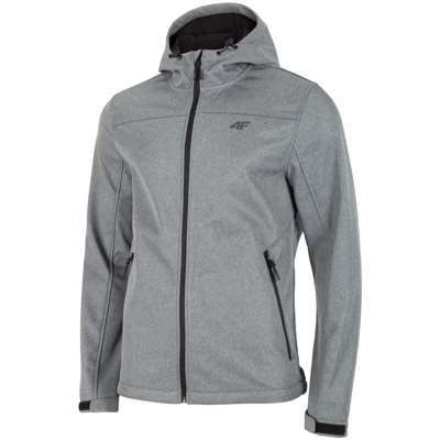 Kurtka softshell 4F SFM002 w kolorze szarym