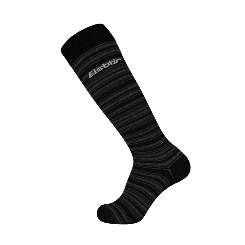 Eisbär SKI COMFORT STRIPES 12910 35-38 BLACK/GREY