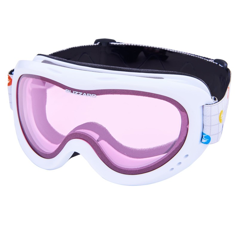 Okuliare BLIZ Ski Gog. 907 DAO, white shiny, rosa1