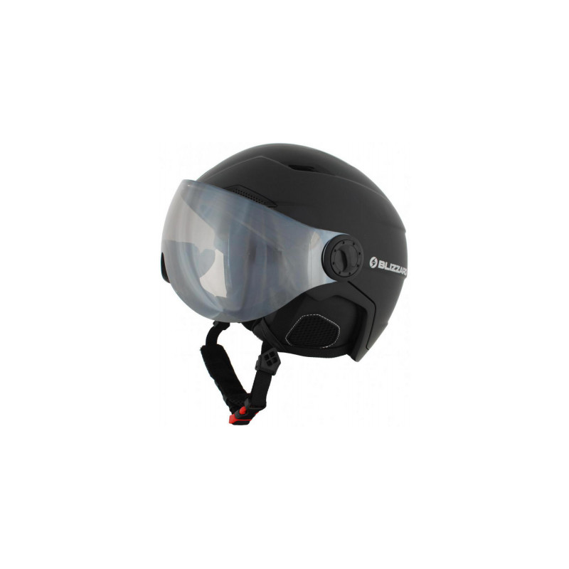 Lyžiarska prilba BLIZZARD Double Visor , black matt, smoke lens, mirror, 60-63