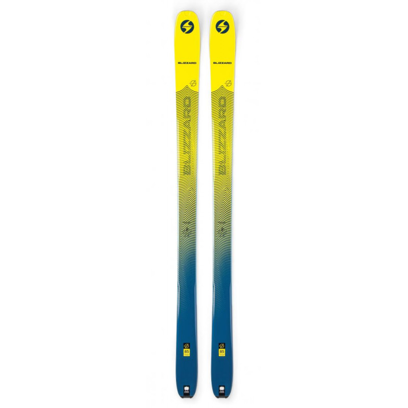 Skis BLIZZARD Zero G 085, jaune/bleu, plat, 19/20