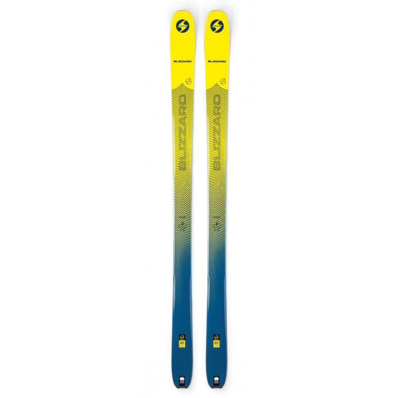 Lyže BLIZZARD Zero G 085, yellow/blue, flat, 19/20