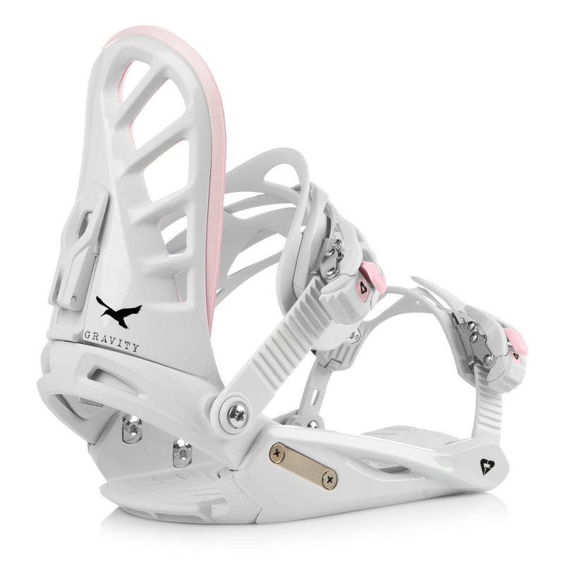 Snowboardové viazanie Gravity G1 Lady white