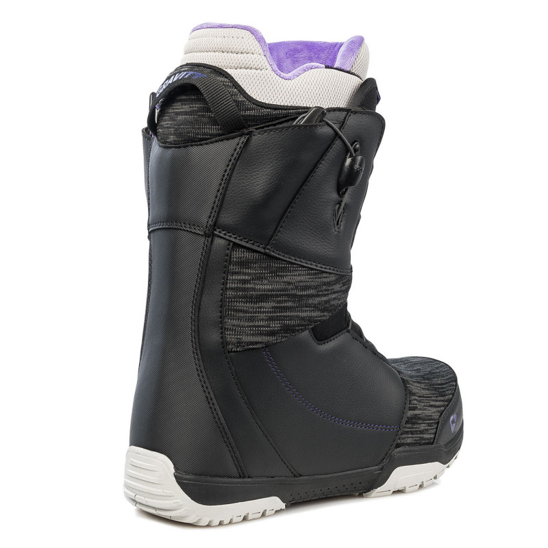 Bottes de snowboard Gravity Aura Fast Lace noir/gris