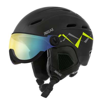 Prilba Relax Prevail Visor matt neon yellow, grey, black L