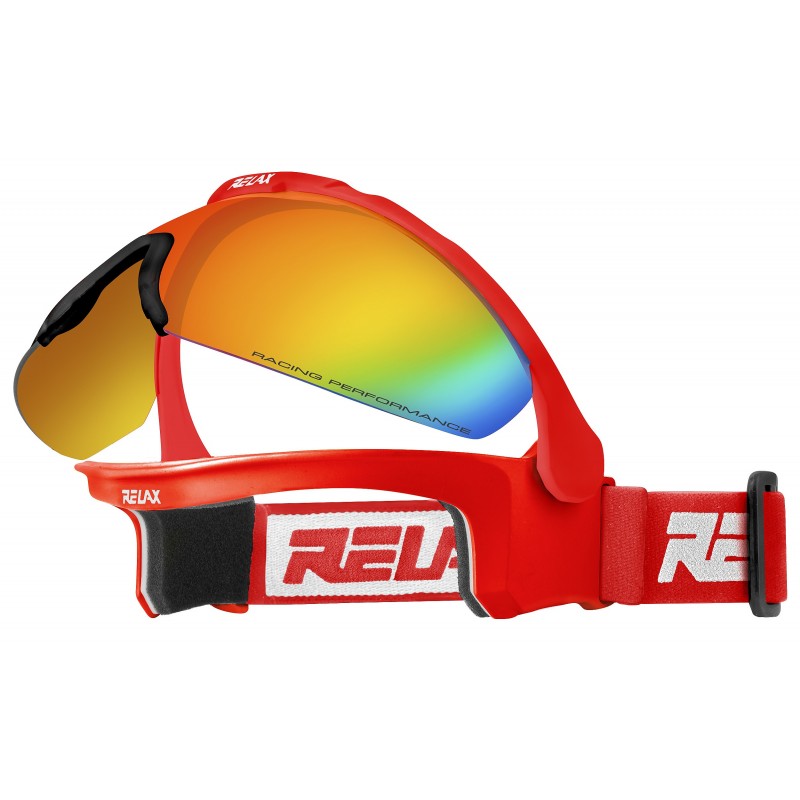 Masque de ski Relax Nordic rouge mat