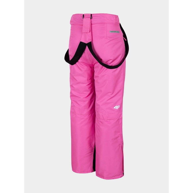 Lyžiarske nohavice 4f Junior JSPDN001 ružové