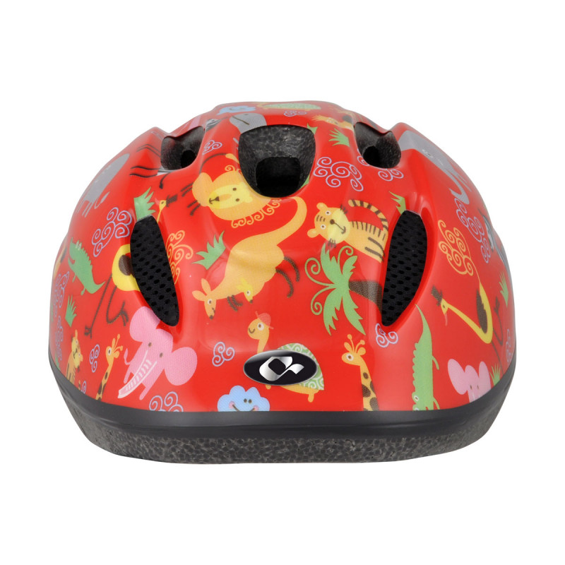 Kinder-Fahrradhelm Kiqs rot 52-56