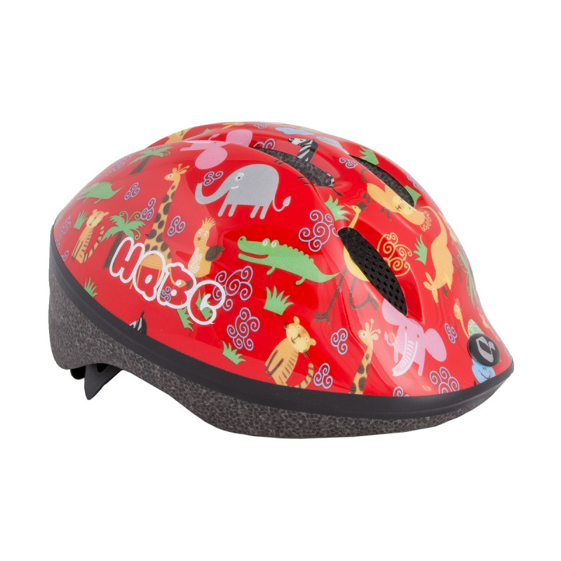 Kinder-Fahrradhelm Kiqs rot 52-56