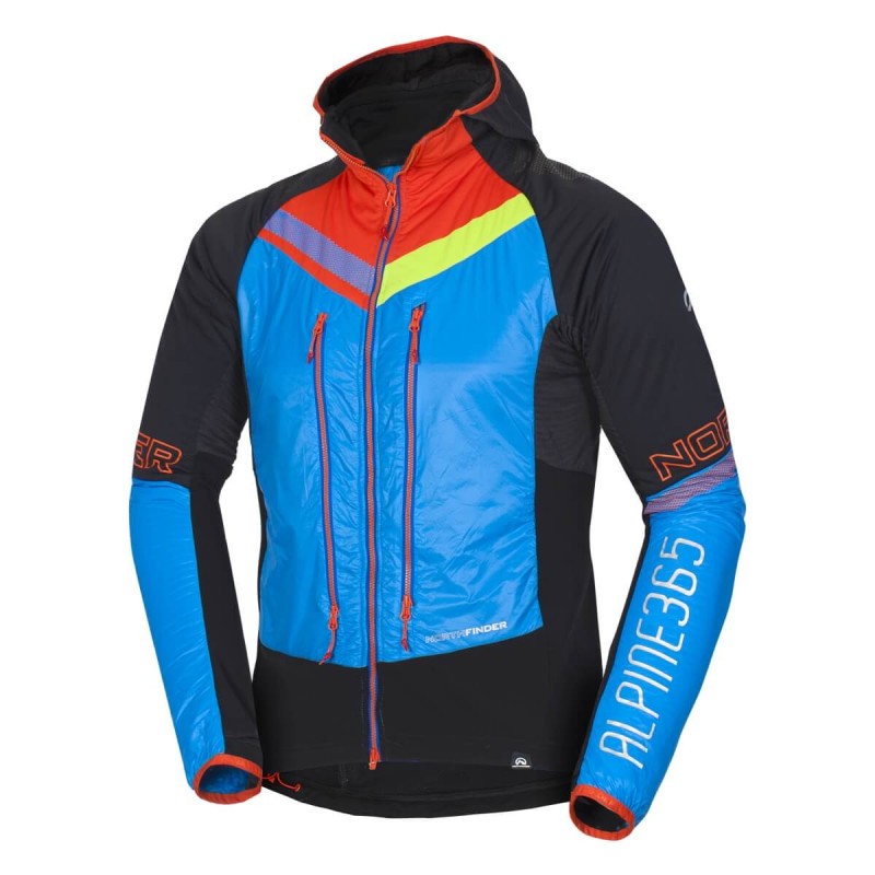 Herrenjacke Skitouren Northfinder BU-38061SKP blau Solisko