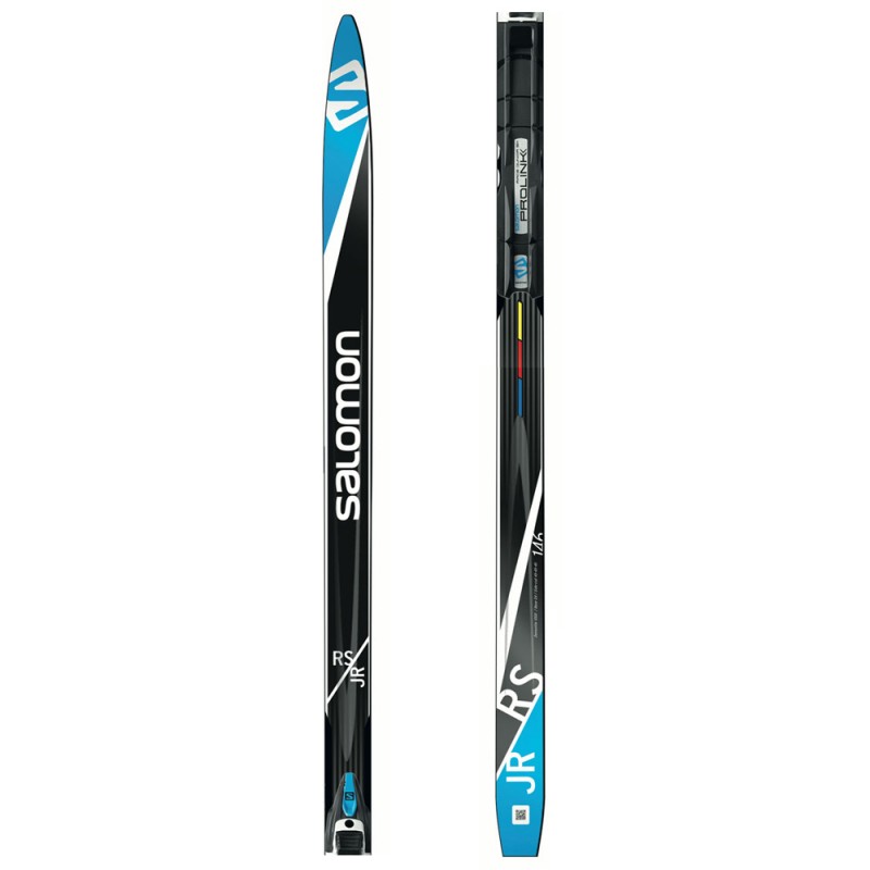 Skis de fond Salomon RS SKATE JUNIOR+ fixations prolink NNN jr