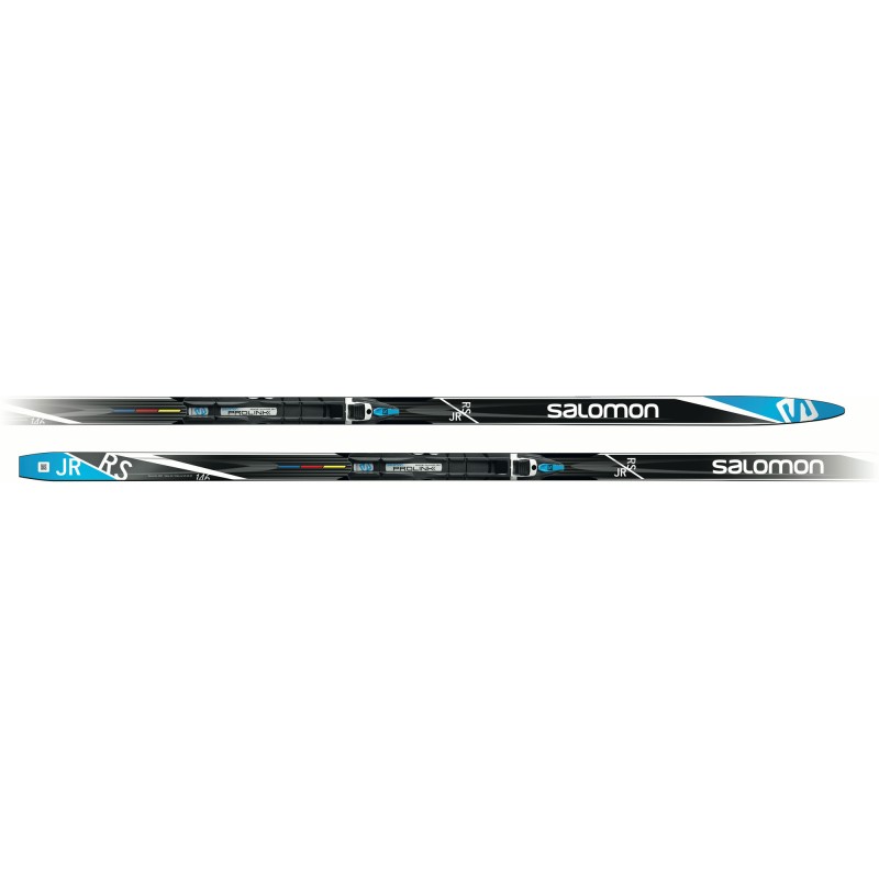 Skis de fond Salomon RS SKATE JUNIOR+ fixations prolink NNN jr