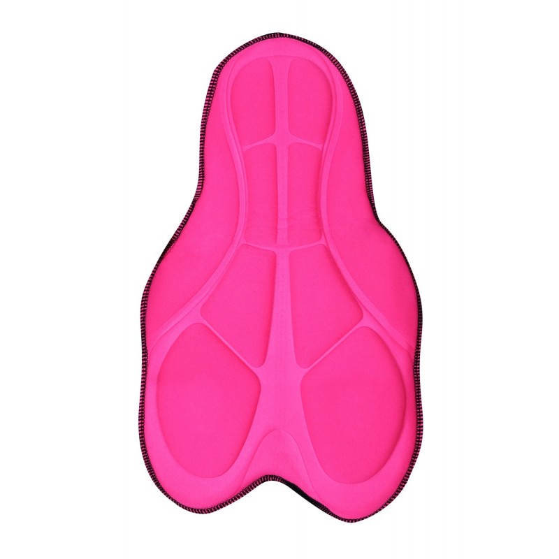 F-Shorts mit rosafarbener Taille und Einsatz, Schwarz und Rosa