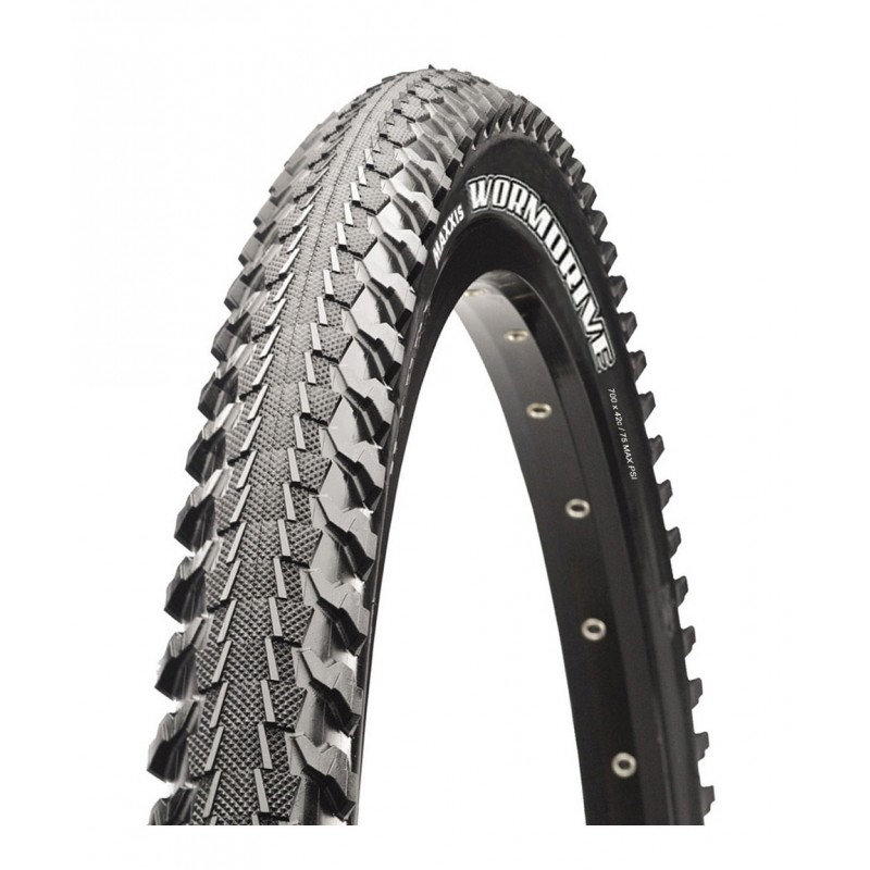 Plášť Maxxis WORMDRIVE 700x42C, drátový, černý (P)