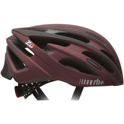 Fahrradhelm RH+ Z Zero matt bordeaux metall/schwarz