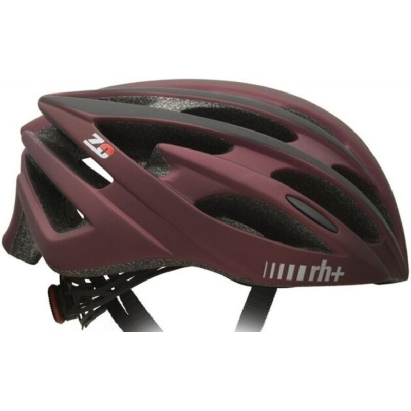 Fahrradhelm RH+ Z Zero matt bordeaux metall/schwarz