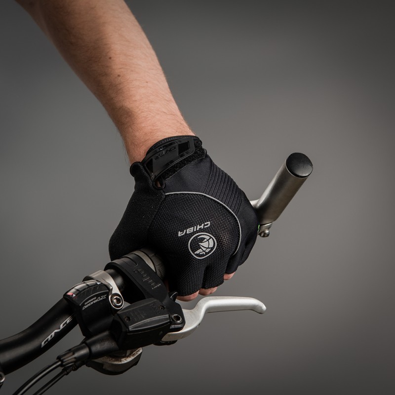 Cyklistické rukavice pre dospelých BioXCell classic čierne