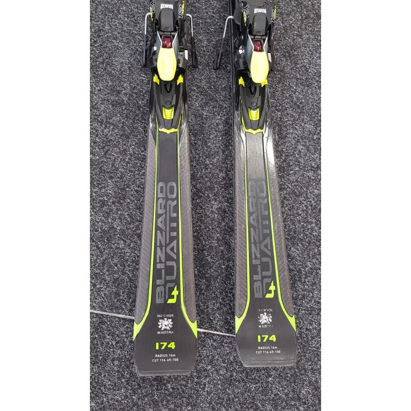 Ježděné lyže Blizzard Quattro 6.9Ti 174cm