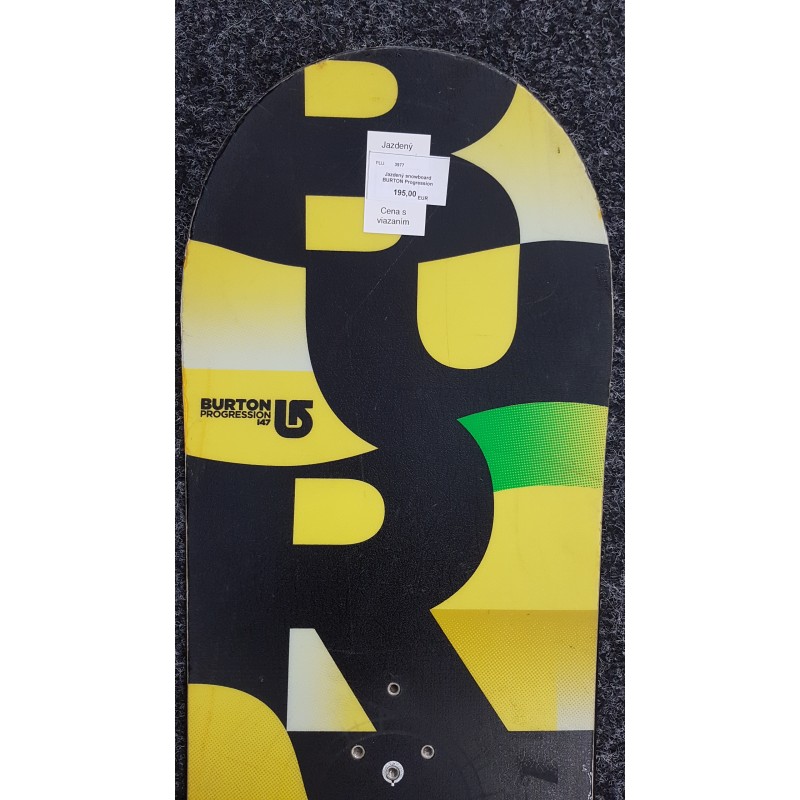 Jazdený snowboard BURTON Progression Yellow 147