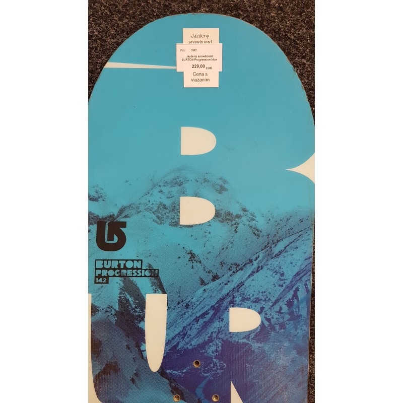 Jazdený snowboard BURTON Progression blue 142