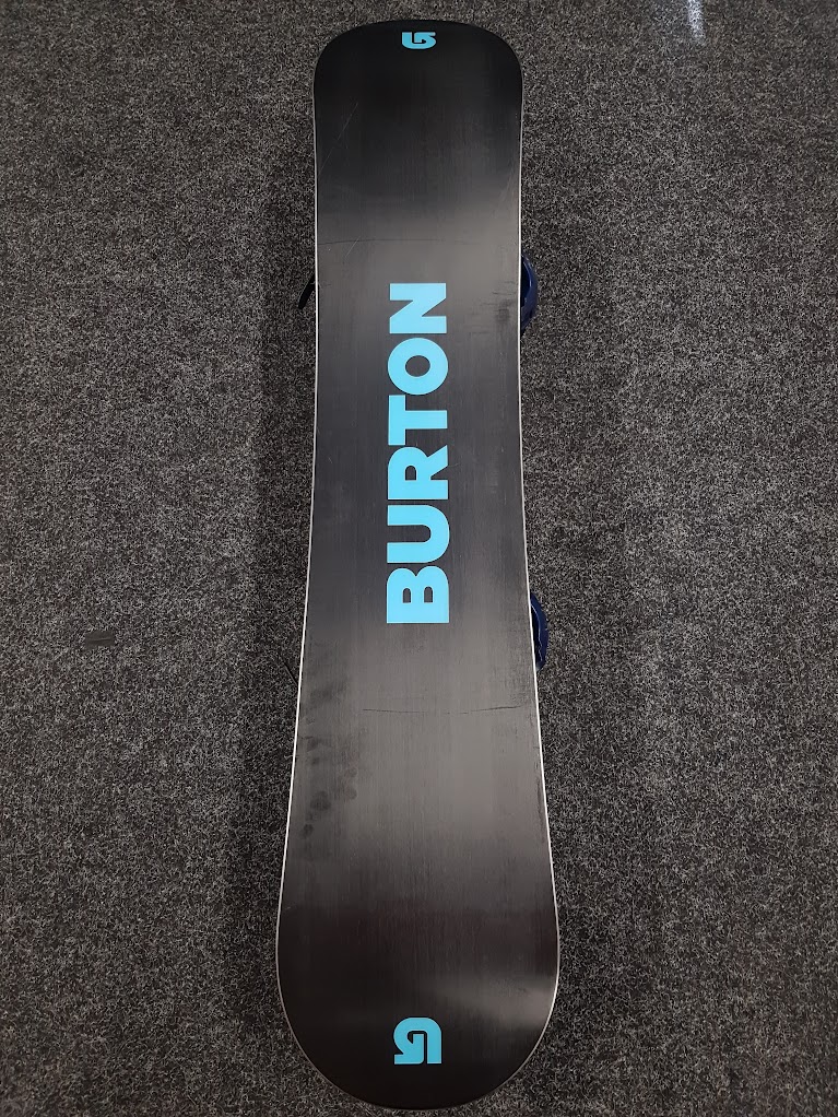 Bazarový snowboard BURTON Progression Black-blue + vázání Burton S/M