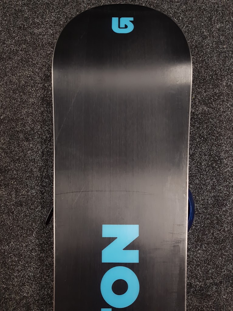 Bazarový snowboard BURTON Progression Black-blue + vázání Burton S/M