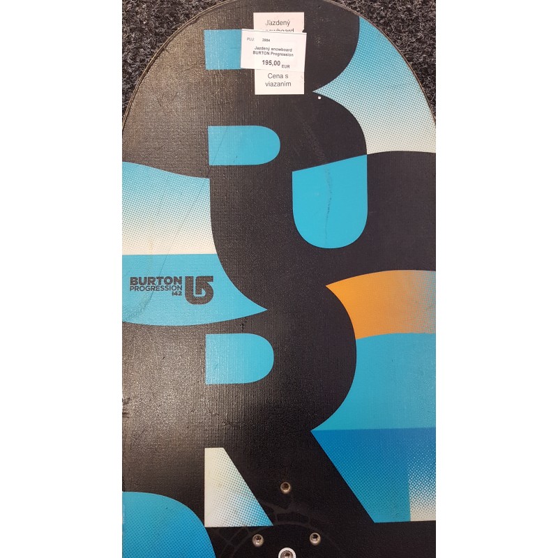 Bazárový snowboard BURTON Progression Black-blue 