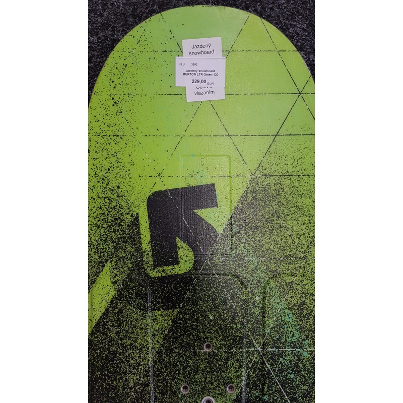 Ježdený snowboard BURTON LTR Green 