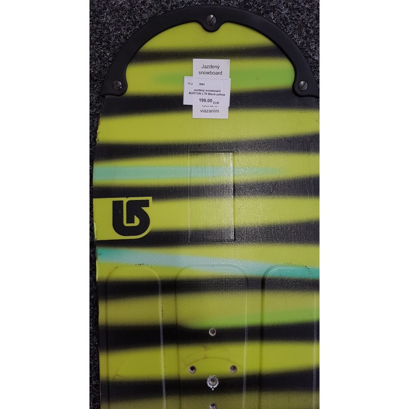 Ježdený snowboard BURTON LTR Black-yellow 