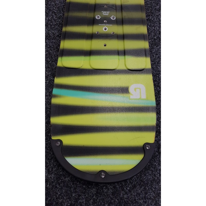 Jazdený snowboard BURTON LTR Black-yellow 130