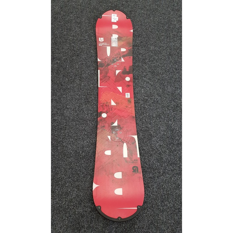 Gerittenes Snowboard BURTON Progression Red 156W