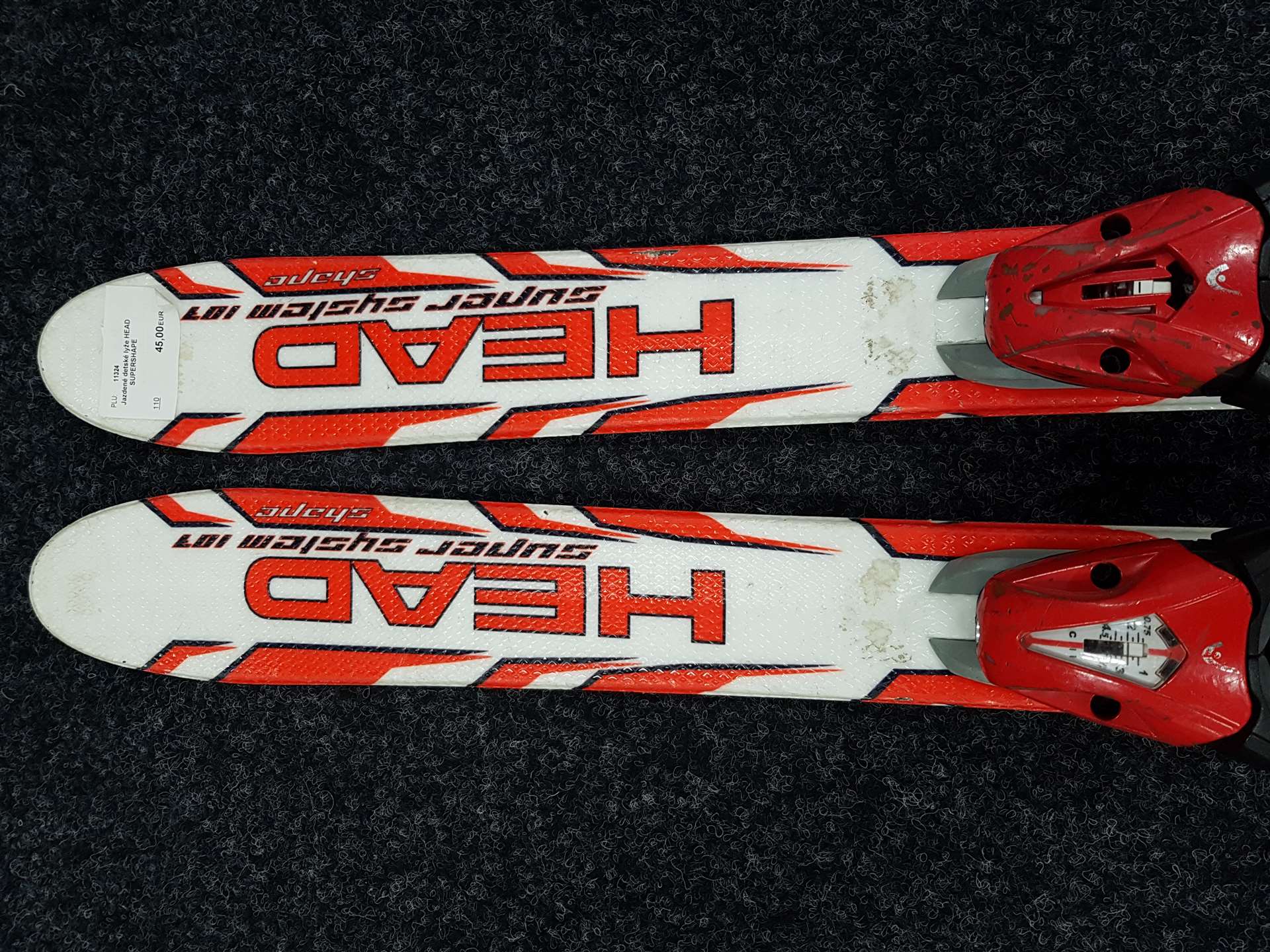 Bazárové detské lyže HEAD SUPERSHAPE