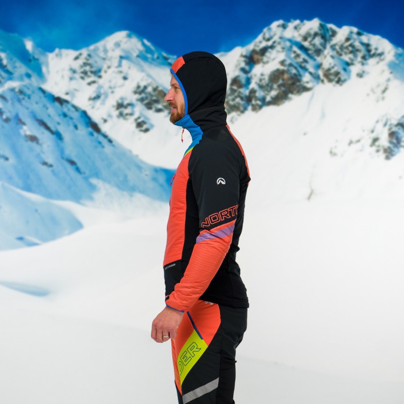 Herrenjacke Skitouren Northfinder BU-38061SKP orange Solisko