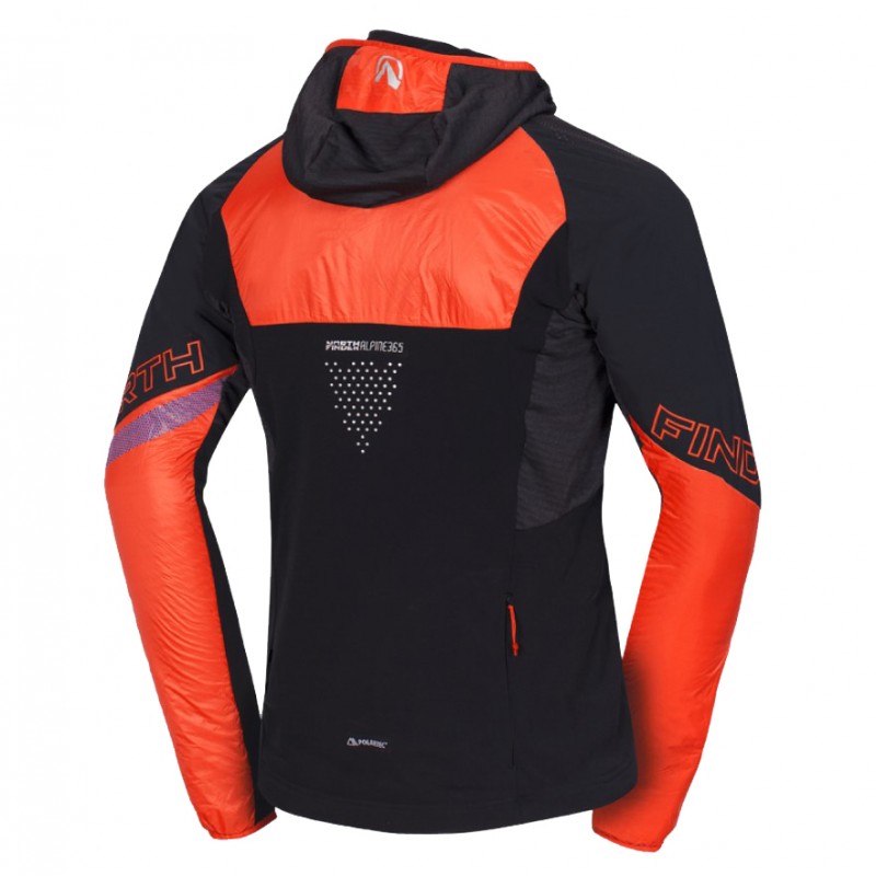 Herrenjacke Skitouren Northfinder BU-38061SKP orange Solisko